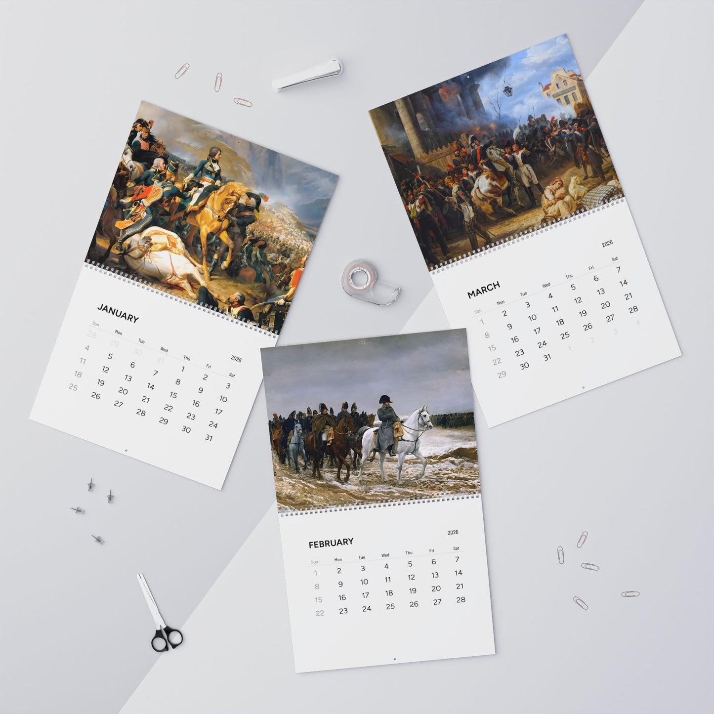 Napoleon Bonaparte Historic Event Calendar 2026
