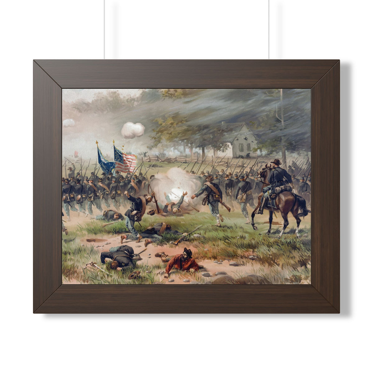 Battle of Antietam Framed Print | Thure de Thulstrup, 1887