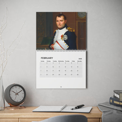 Napoleon Portrait 2026 (Grid Style) Calendar