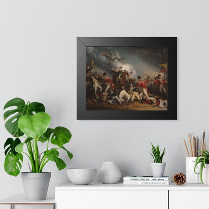 The Death of General Mercer at the Battle of Princeton Framed Print | John Trumbull, c. 1789