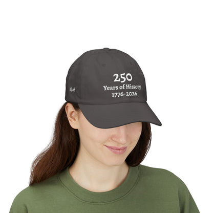 250 Years of History 1776–2026 Embroidered Hat
