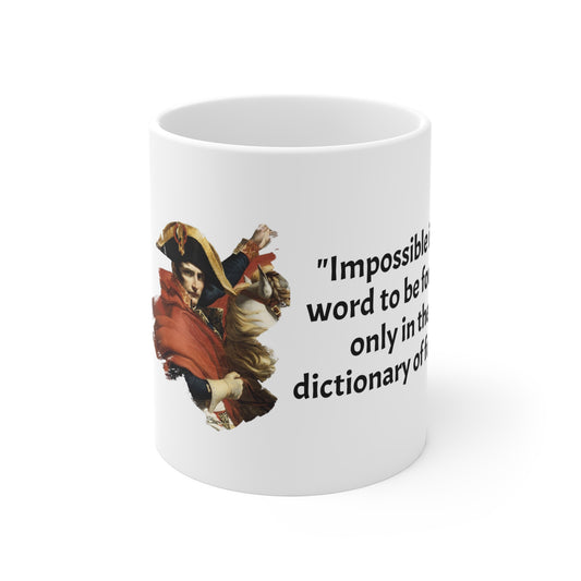 Napoleon Bonaparte Quote Mug