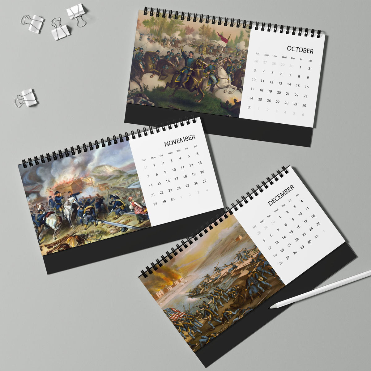 Civil War 2027 Desktop Calendar