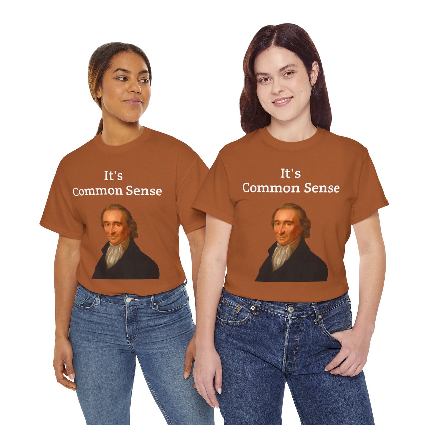 It's Common Sense Thomas Paine History Unisex Heavy Cotton T-Shirt