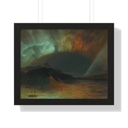 Historical Aurora Borealis Framed Painting Poster