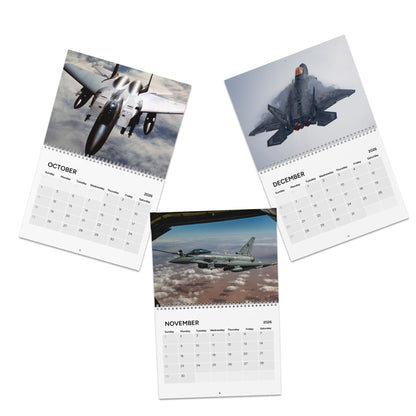 Aircraft Throughout History (Grid Style) 2026 Calendar