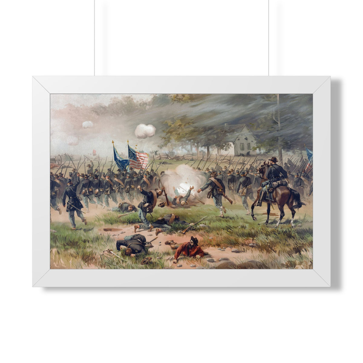 Battle of Antietam Framed Print | Thure de Thulstrup, 1887