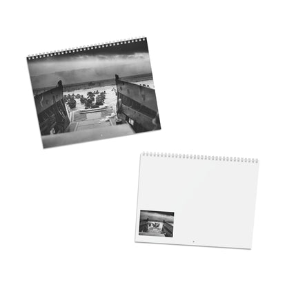 Historical WWII Photo Wall Calendar 2027 — Black & White Military History Calendar