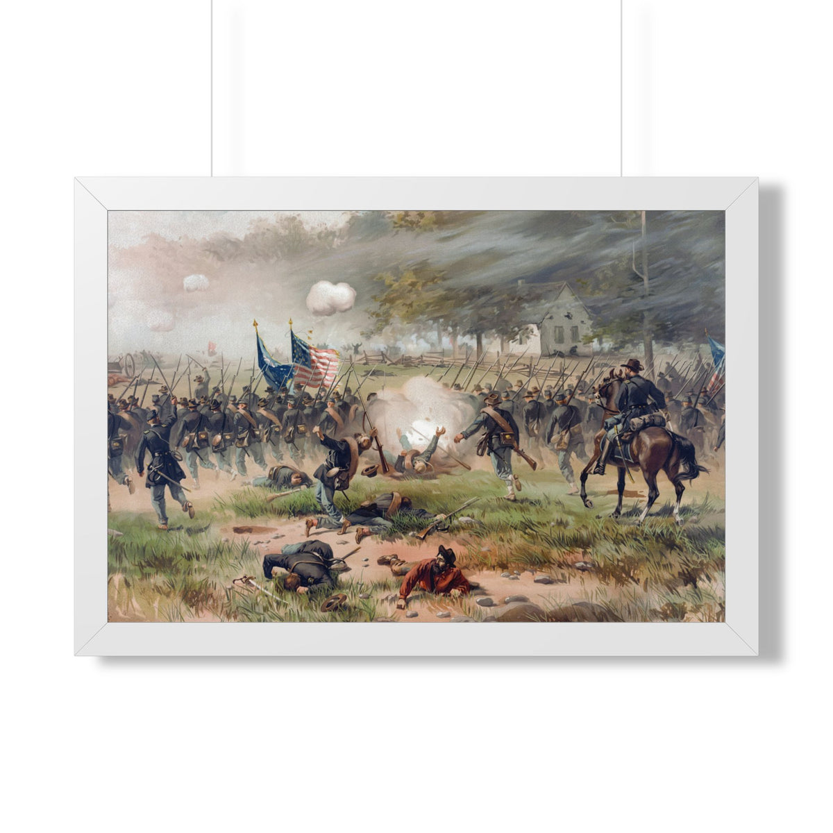 Battle of Antietam Framed Print | Thure de Thulstrup, 1887