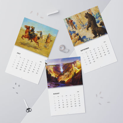 American Western Painting 2025 Calendar