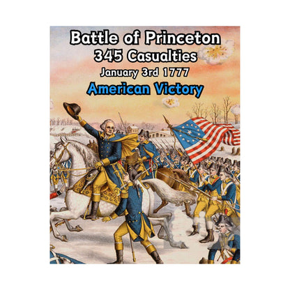 Battle of Princeton Vertical Matte Poster