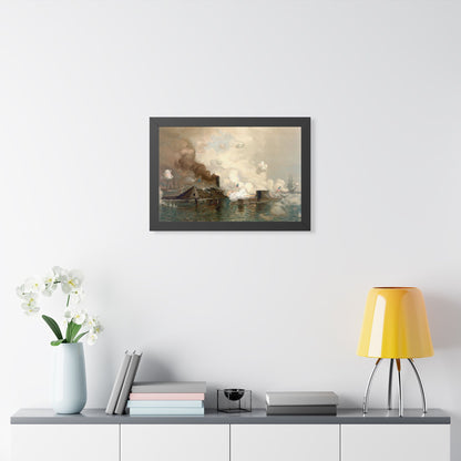 Monitor and Merrimac Framed Print | Julian O. Davidson, 1886