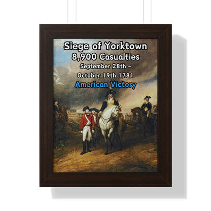 Siege of Yorktown Framed Poster