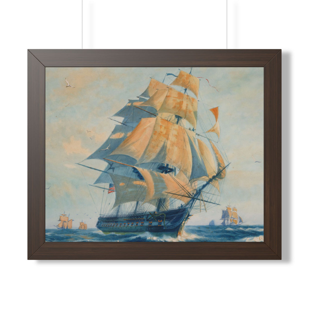 USS Constitution "Old Ironsides" Framed Print | Gordon Grant