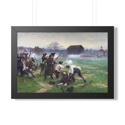 The Battle of Lexington Framed Print | William Barnes Wollen, 1910