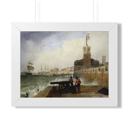 Semaphore at Portsmouth Framed Print | Edward William Cooke, 1836