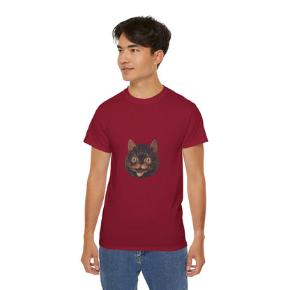 Cat Painting Cutout Unisex Ultra Cotton Shirt