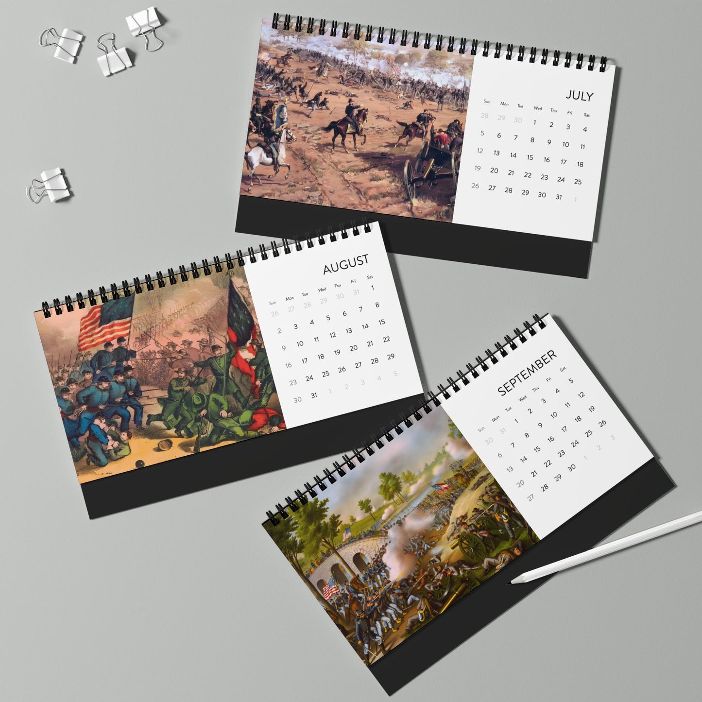 Civil War 2026 Desktop Calendar