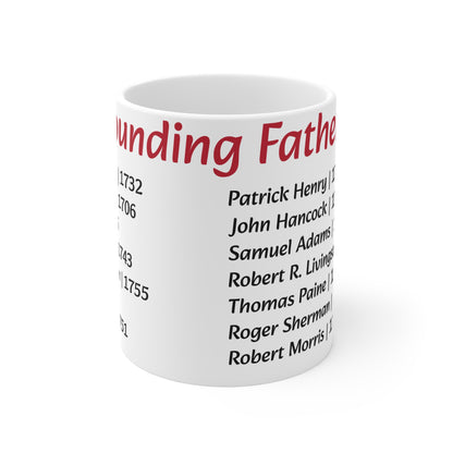Founding Fathers History Mug