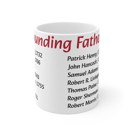 Founding Fathers History Mug