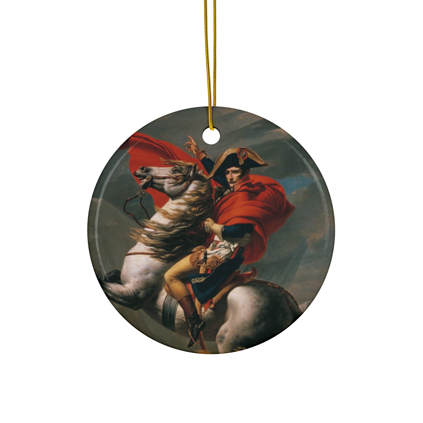Napoleon Bonaparte Crossing the Alps Ornament