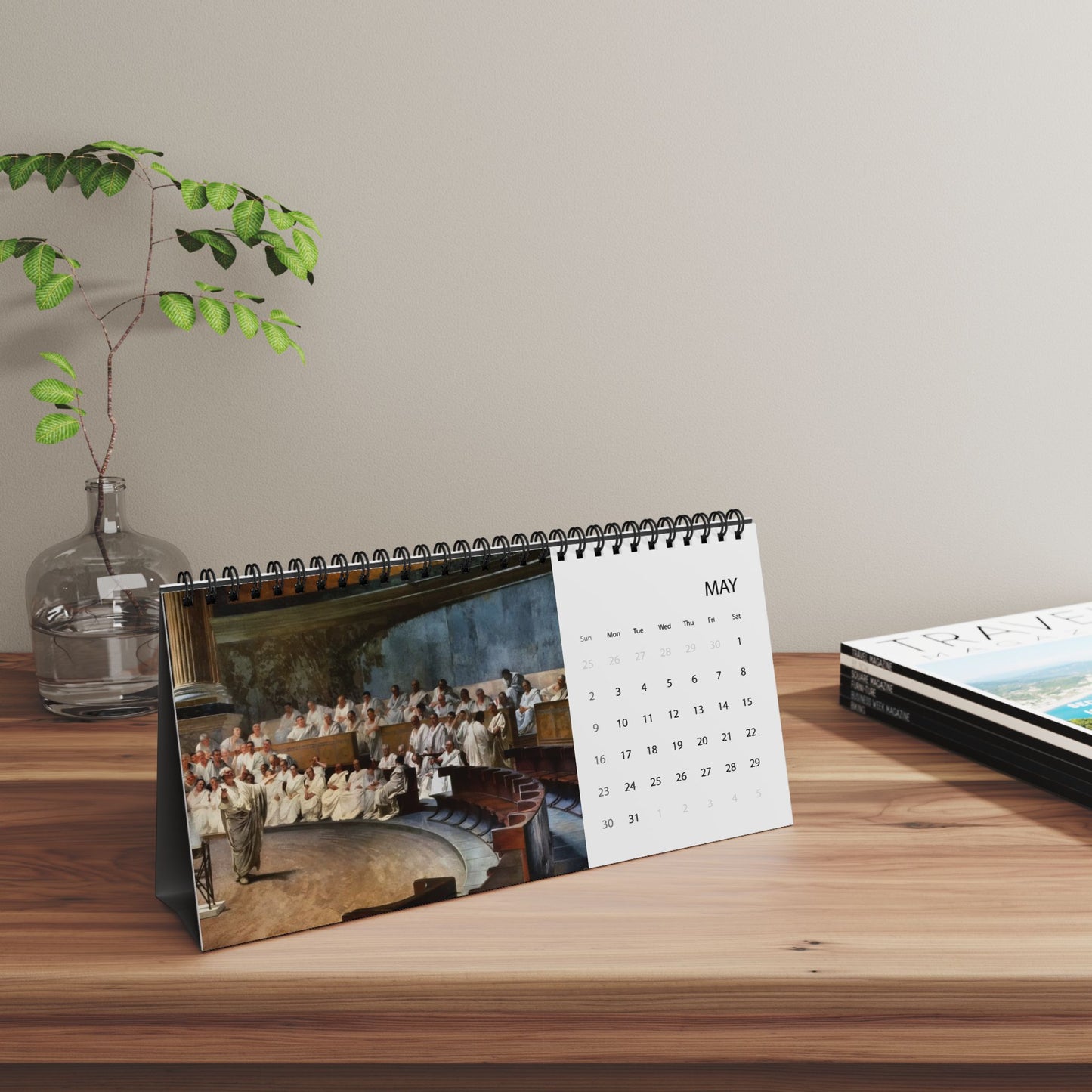 Roman History 2027 Desktop Calendar