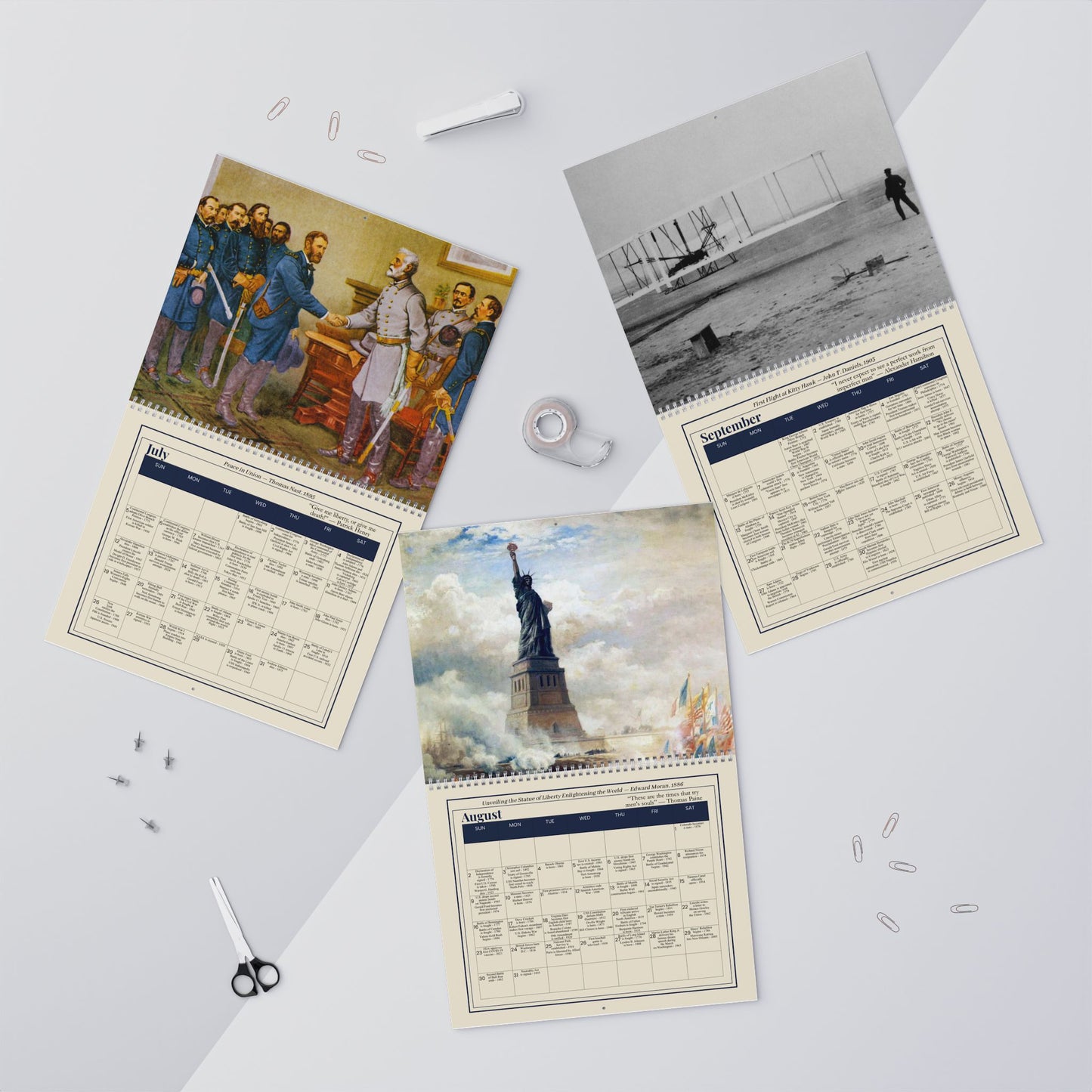250 Years of American History 1776-2026 | On This Day in American History Calendar