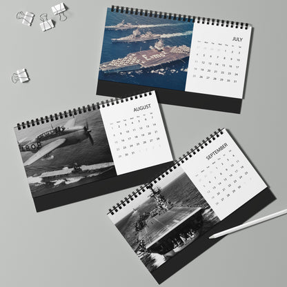Naval Aircraft Carrier Desktop Calendar 2027