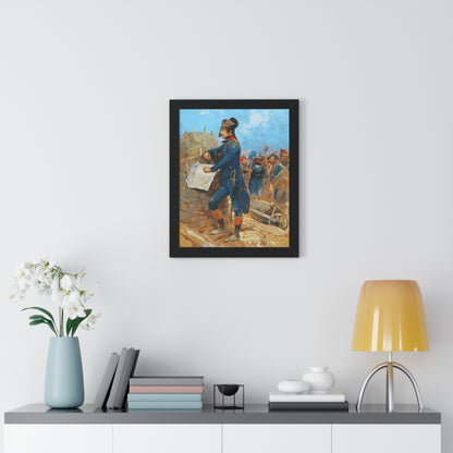 Napoleon Bonaparte at the Siege of Toulon Framed Painting Poster