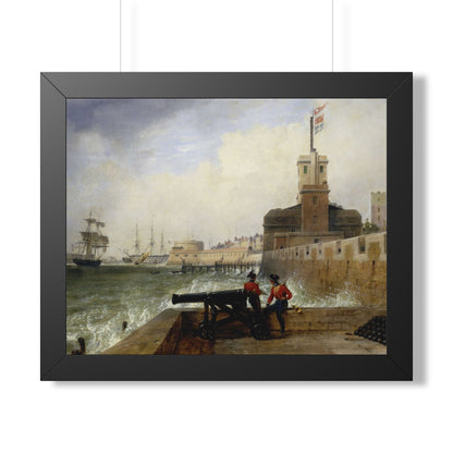 Semaphore at Portsmouth Framed Print | Edward William Cooke, 1836