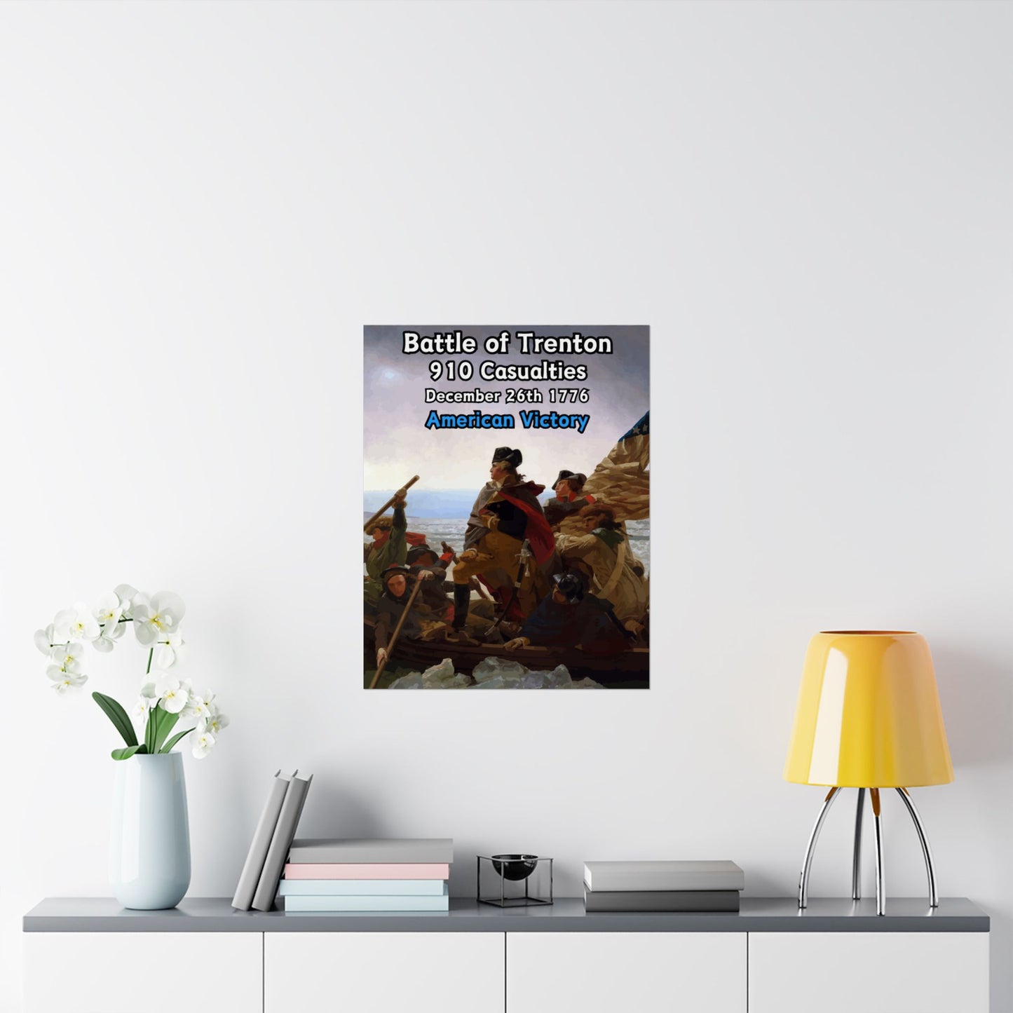 Battle of Trenton Vertical Matte Poster