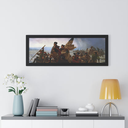 George Washington Crossing the Delaware Framed Painting Poster