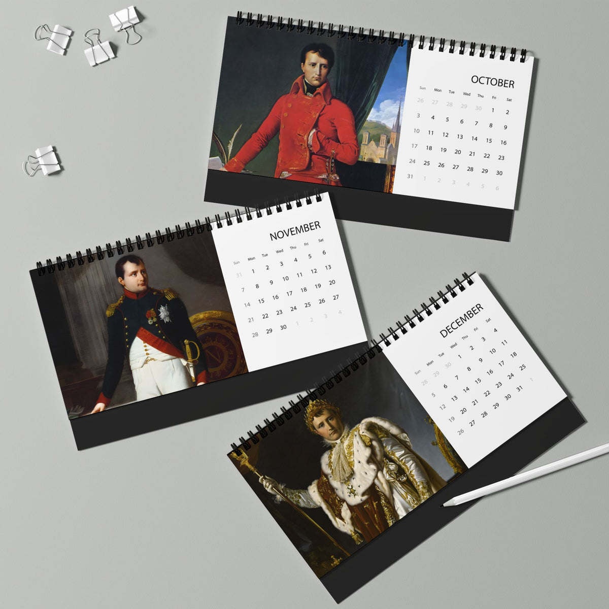 Napoleon Portrait 2027 Desktop Calendar