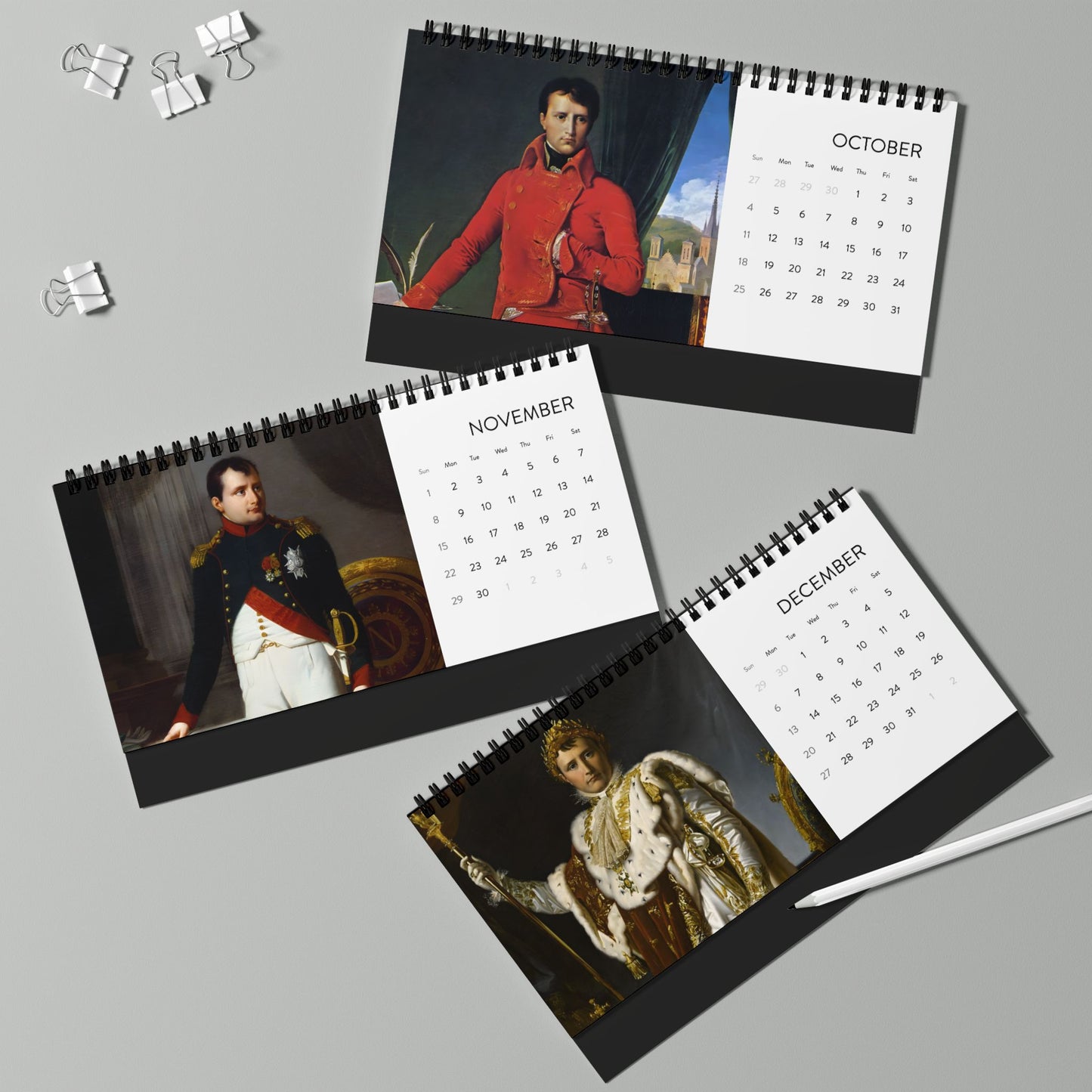 Napoleon Portrait 2026 Desktop Calendar