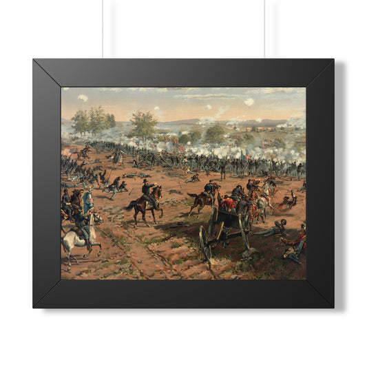 Battle of Gettysburg Framed Print | Thure de Thulstrup, 1887