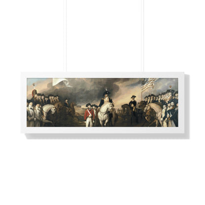 Surrender of Lord Cornwallis at Yorktown Framed Painting Poster