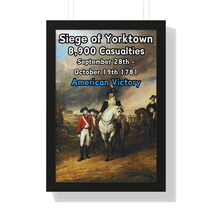 Siege of Yorktown Framed Poster