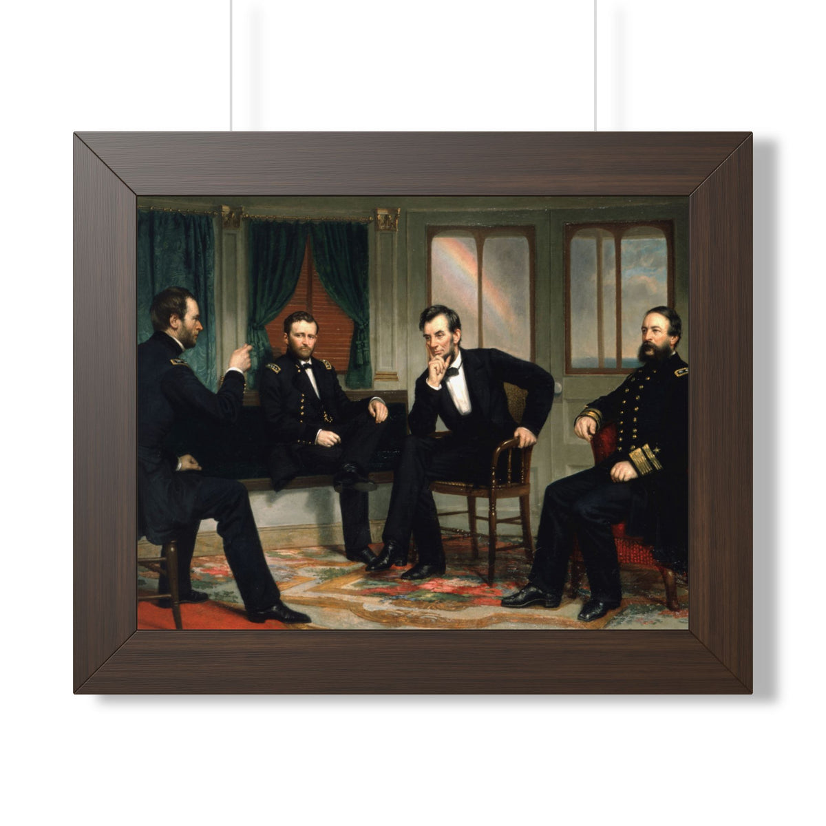 The Peacemakers Framed Print | George P. A. Healy, 1868