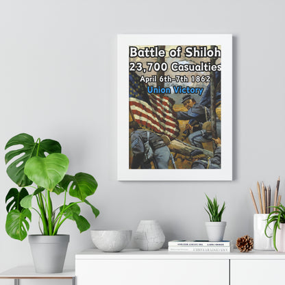 Historical Battle of Shiloh Framed Poster