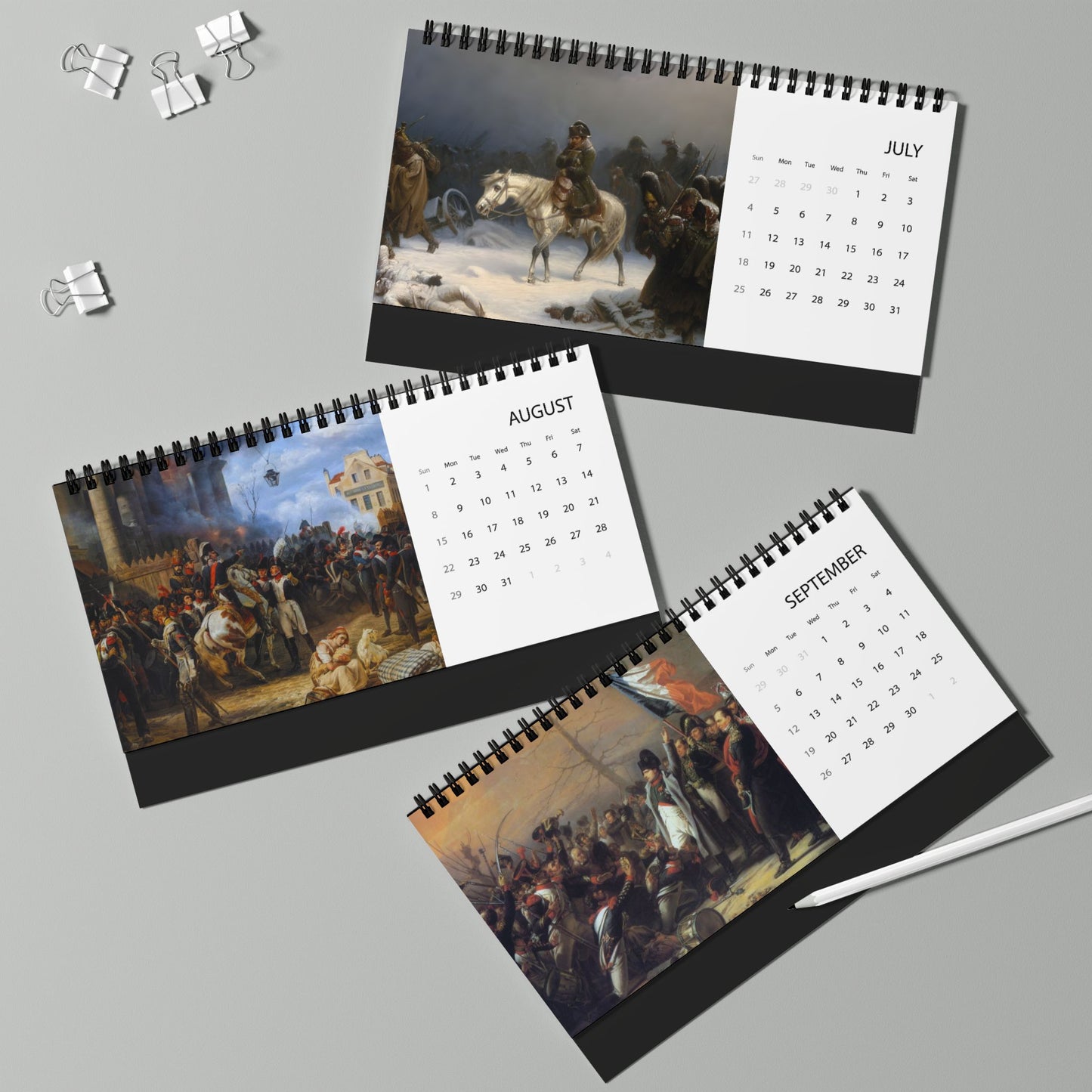Life of Napoleon Bonaparte 2027 Desktop Calendar