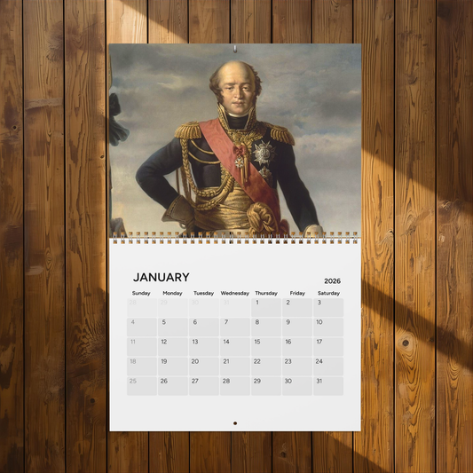 Napoleon's Marshals 2026 (Grid Style) Calendar
