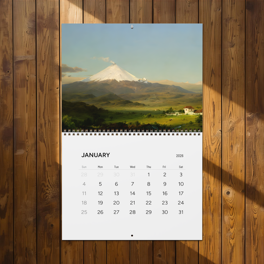Frederic Edwin Church 2026 Calendar