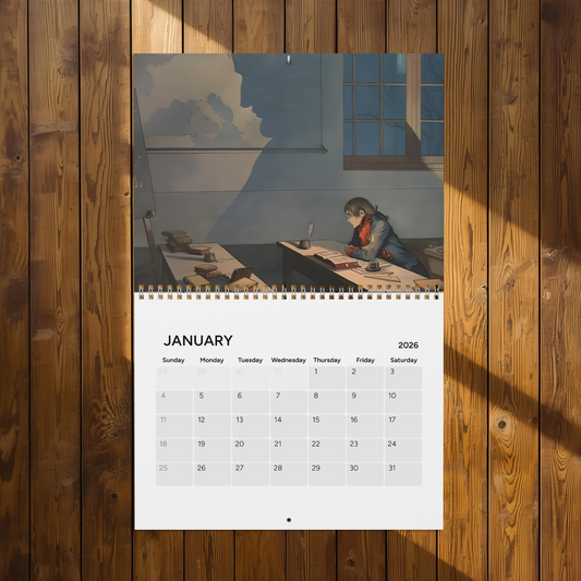 Life of Napoleon Bonaparte 2026 (Grid Style) Calendar