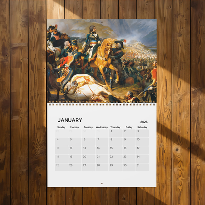 Napoleon Bonaparte Historic Event (Grid Style) Calendar 2026