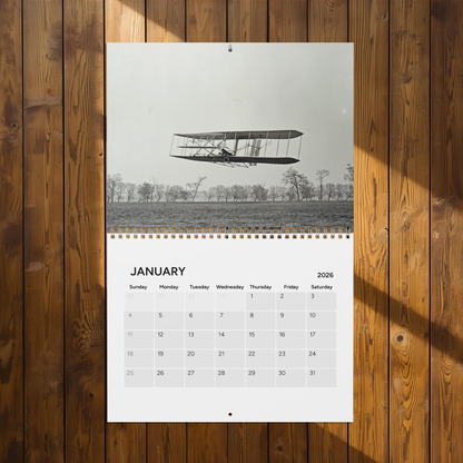 100 years of American Aircraft 2026 (Grid Style) Calendar