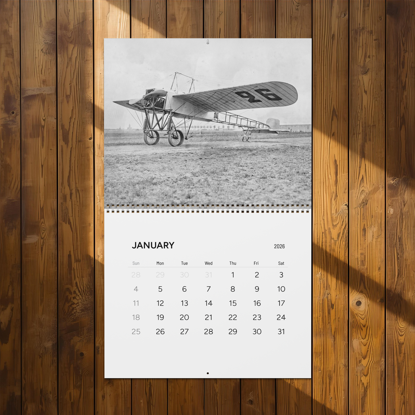 Aircraft Throughout History 2026 Calendar