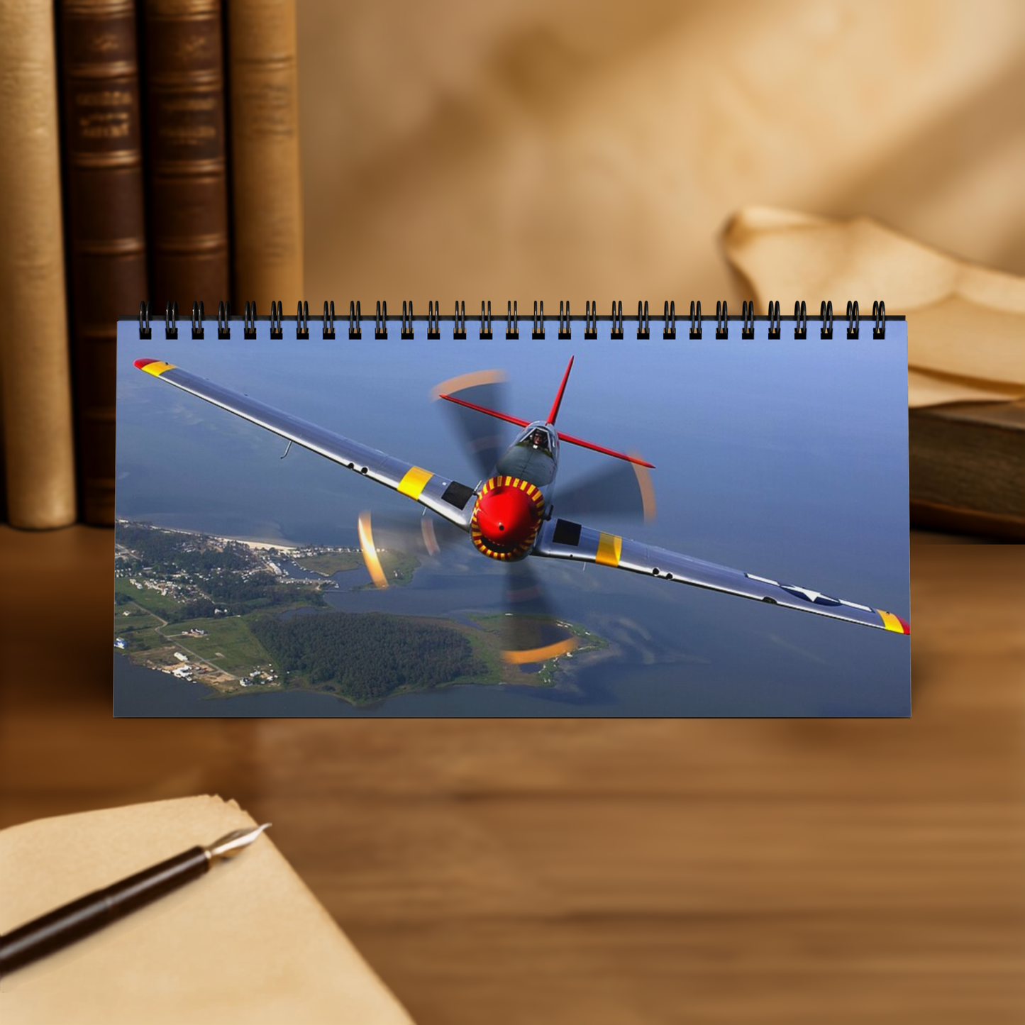 WW2 Aircraft in Color 2027 Desktop Calendar