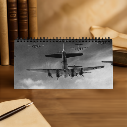 Vintage WW2 Bombers 2027 Desktop Calendar