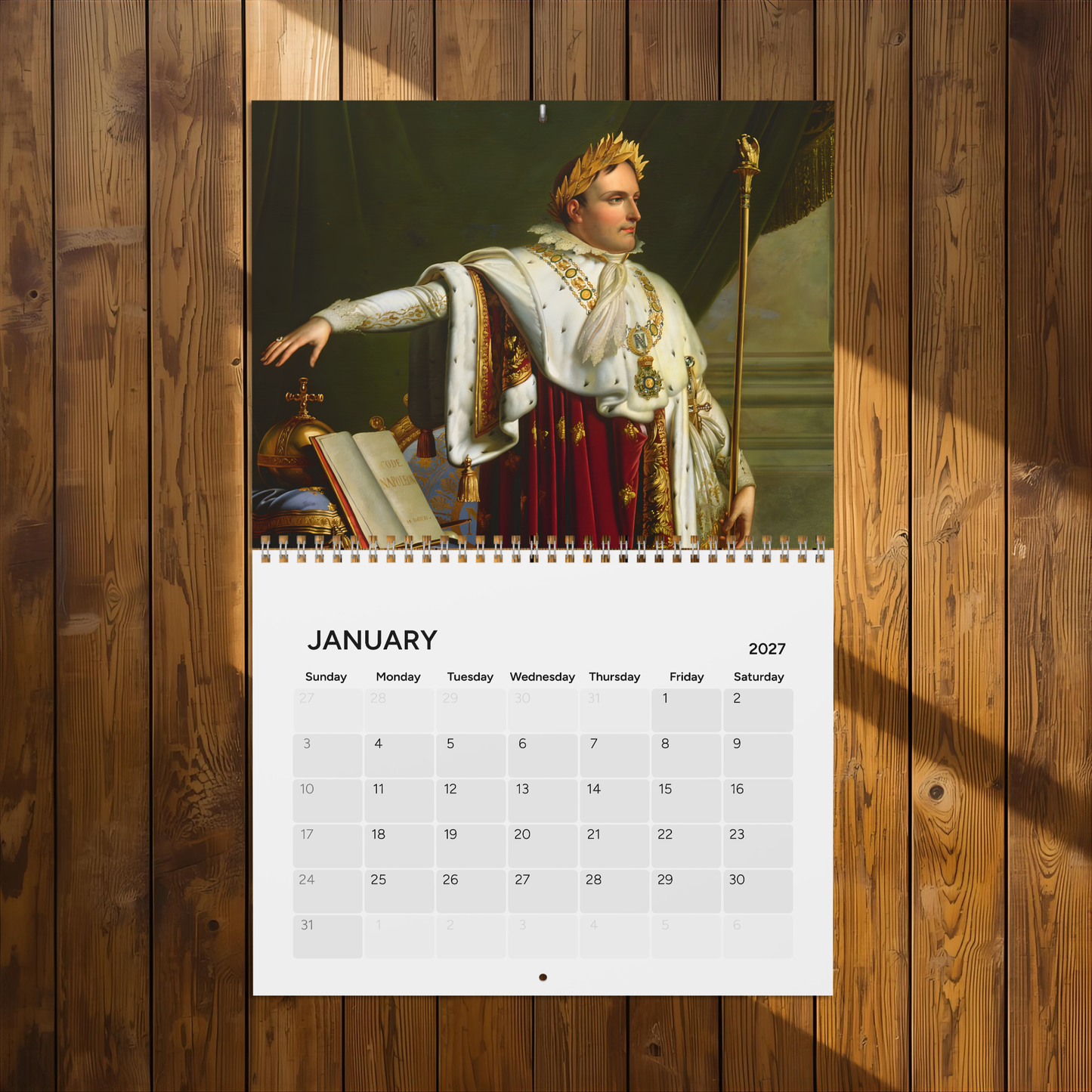 Napoleon Portrait 2027 Calendar