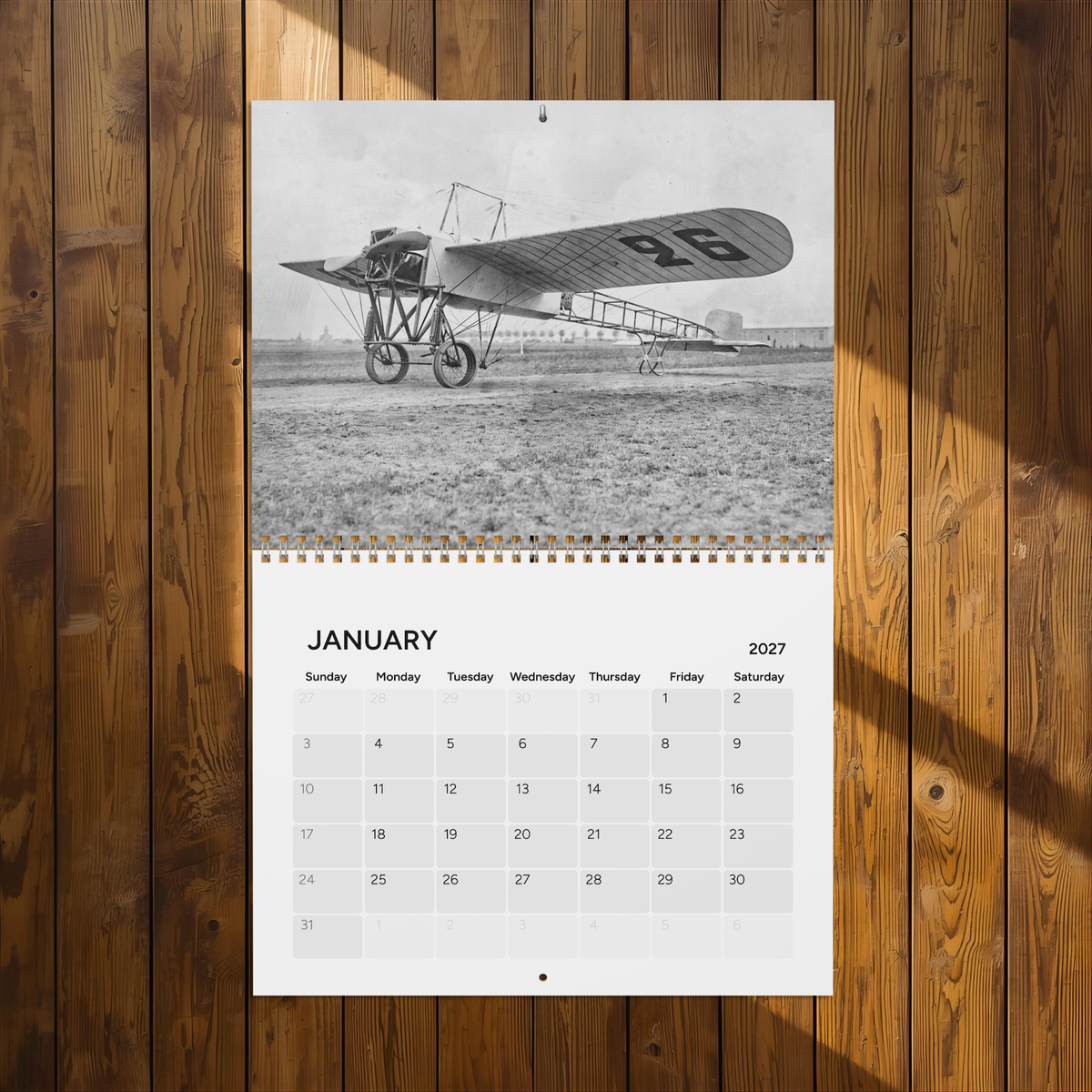 Aircraft Throughout History 2027 Calendar